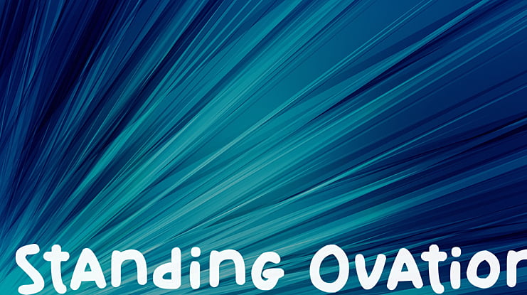Standing Ovation Font