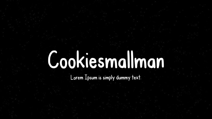 Cookiesmallman Font