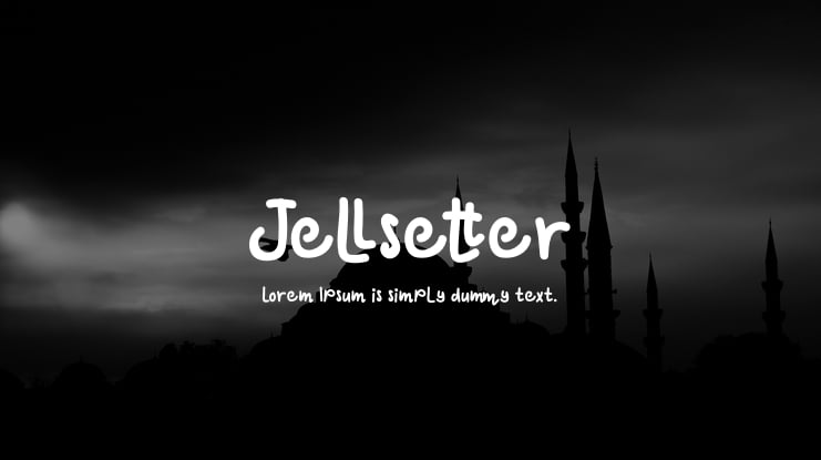 Jellsetter Font