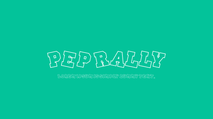 Pep Rally Font
