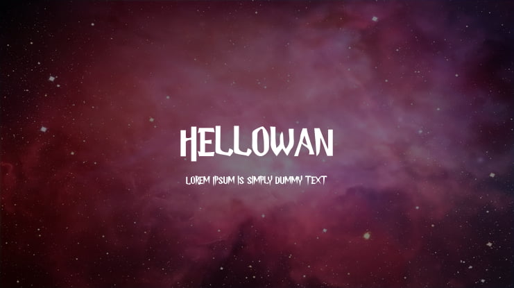 Hellowan Font