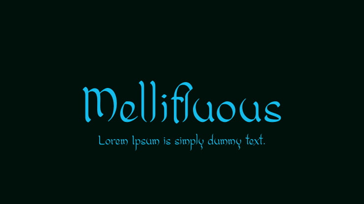 Mellifluous Font