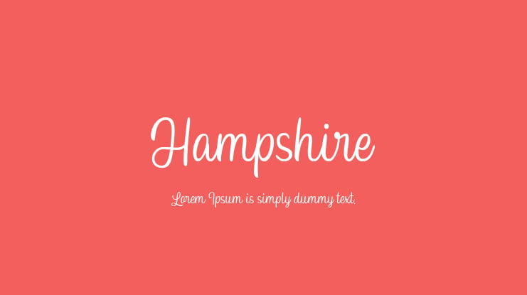Hampshire Font