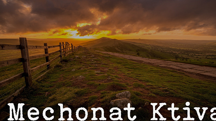 Mechonat Ktiva Font