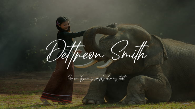 Dettreon Smith Font