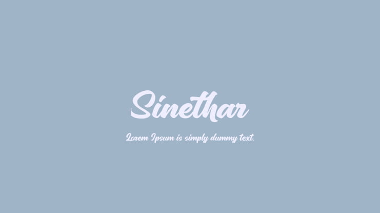 Sinethar Font