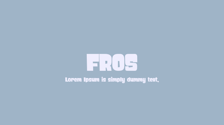 FROS Font Family