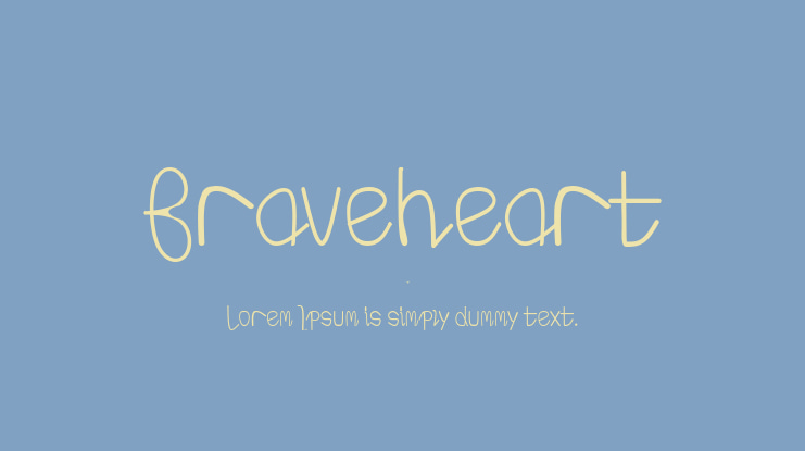 Braveheart Font