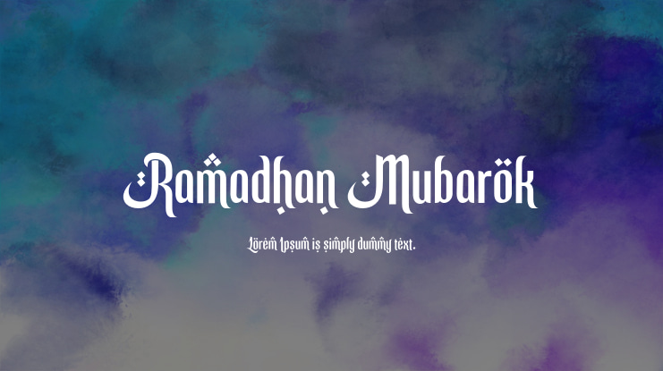 Ramadhan Mubarok Font