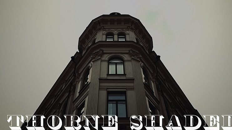Thorne Shaded Font Family
