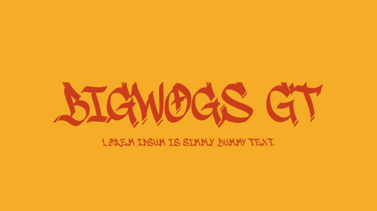 Bigwogs GT Font