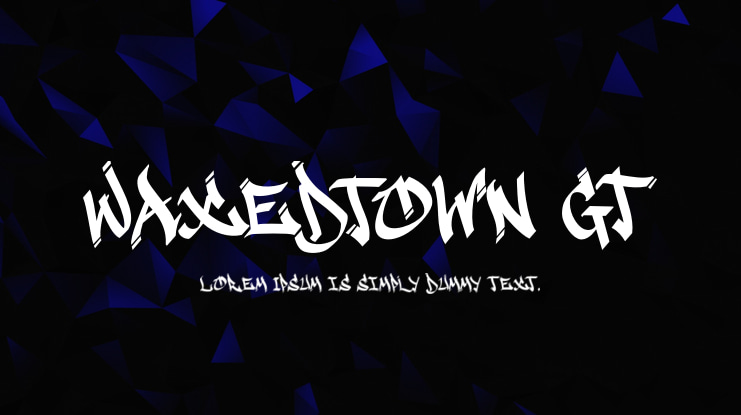 Waxedtown GT Font