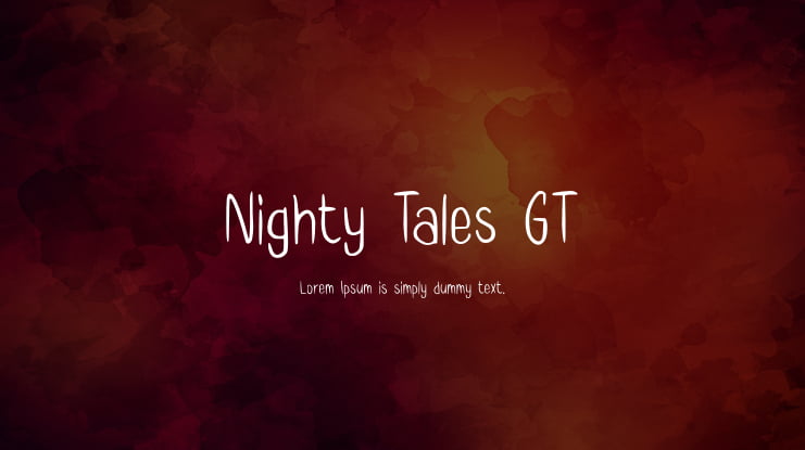 Nighty Tales GT Font