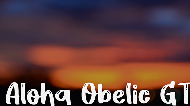 Aloha Obelic GT Font