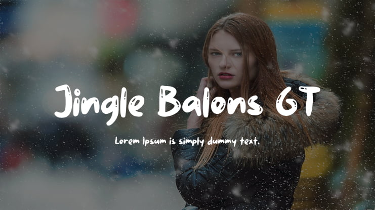 Jingle Balons GT Font