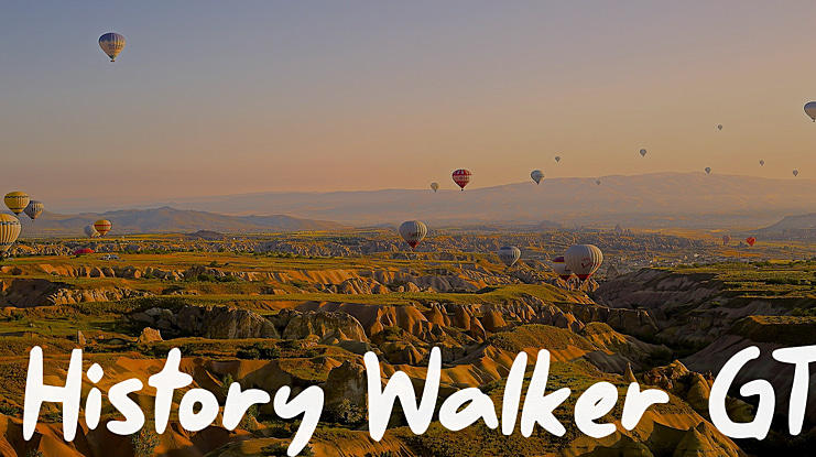 History Walker GT Font