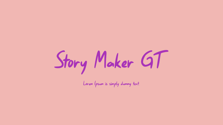 Story Maker GT Font