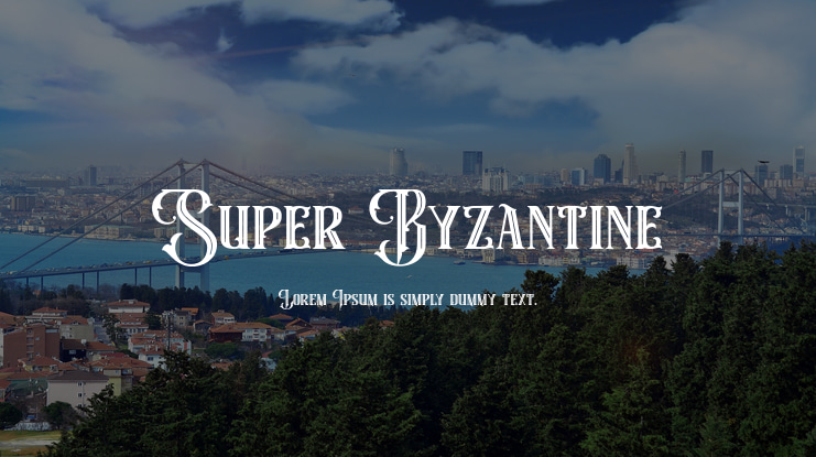 Super Byzantine Font