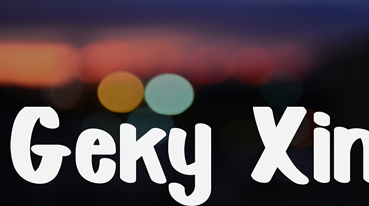 Geky Xin Font