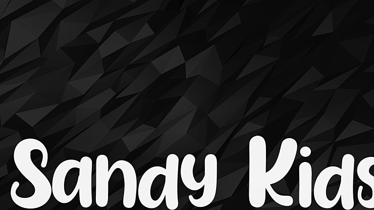 Sandy Kids Font
