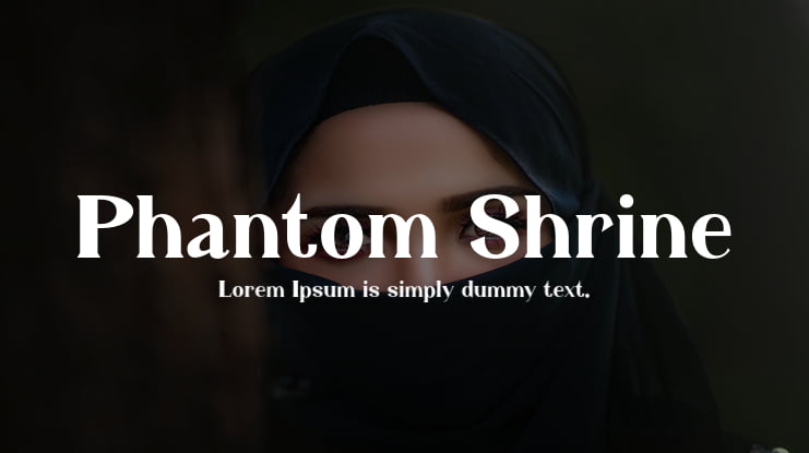 Phantom Shrine Font