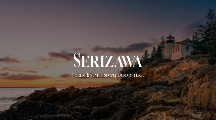 Serizawa Font