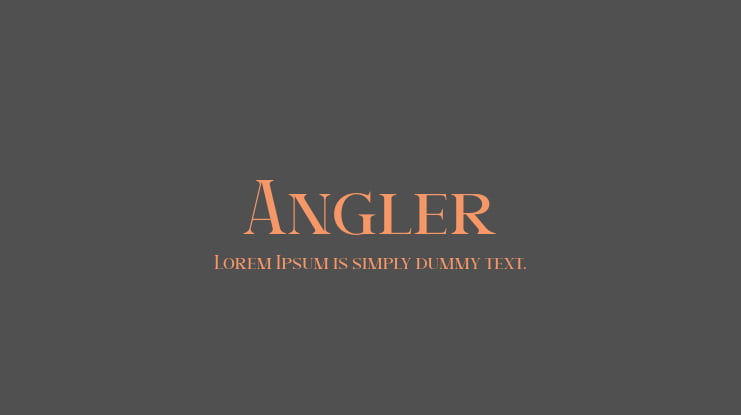 Angler Font