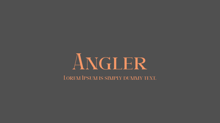 Angler Font
