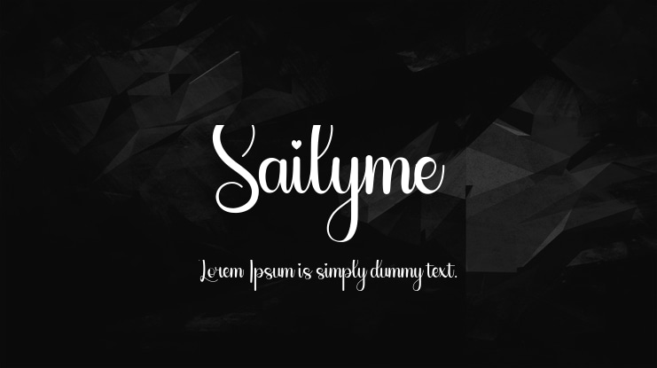 Sailyme Font