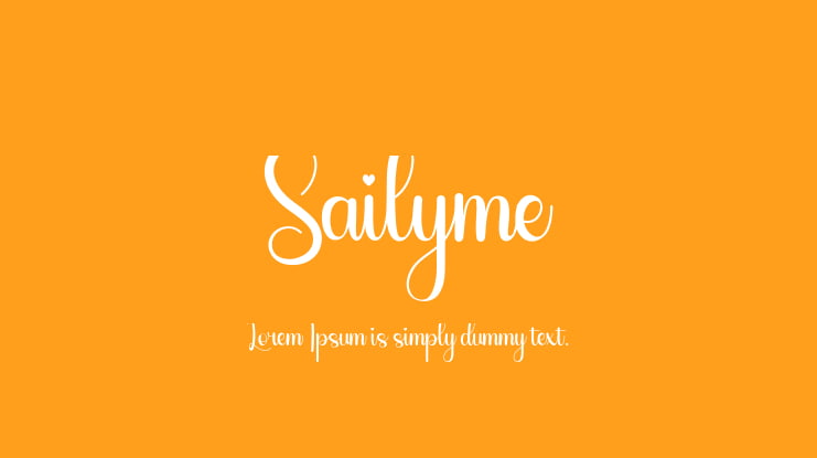 Sailyme Font
