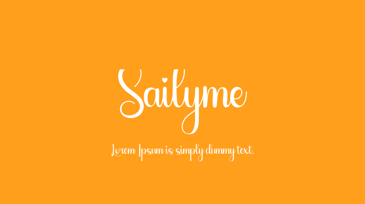 Sailyme Font