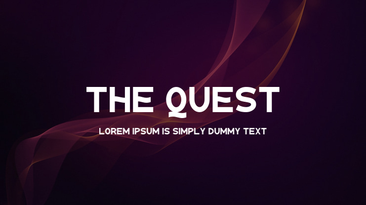 The Quest Font