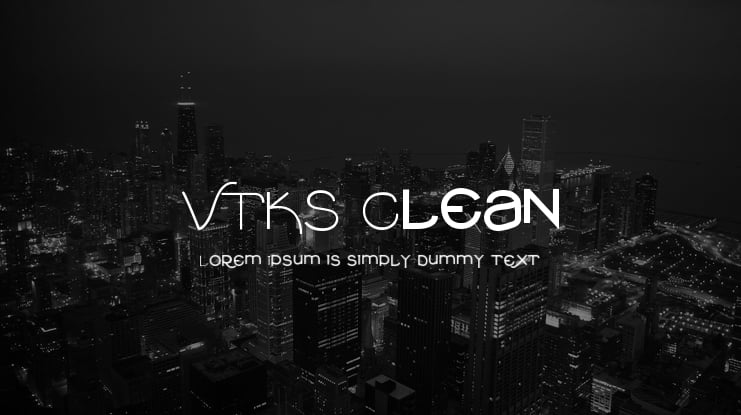 VTKS Clean Font