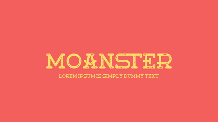 Moanster Font
