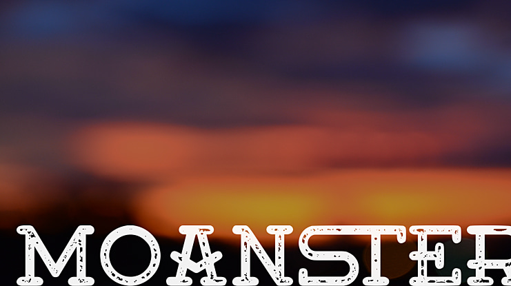 Moanster Font