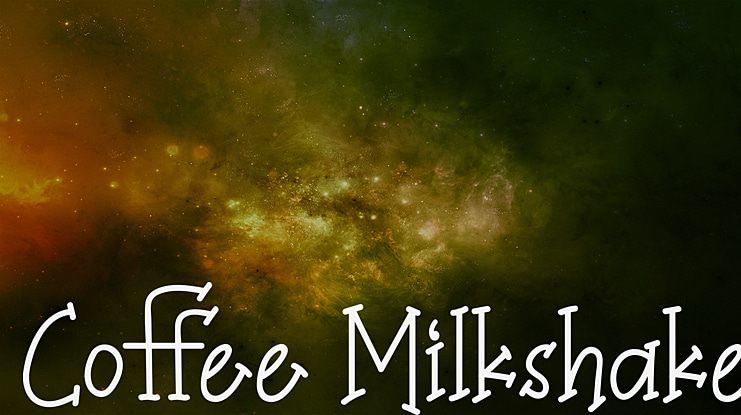 Coffee Milkshake Font