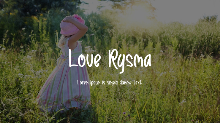 Love Rysma Font