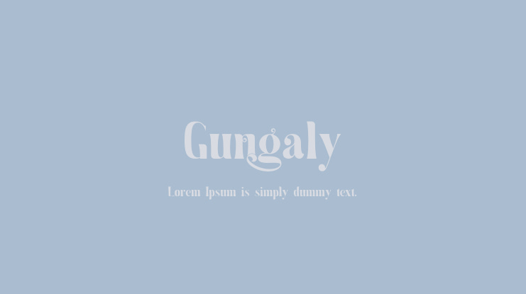 Gungaly Font