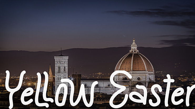 Yellow Easter Font