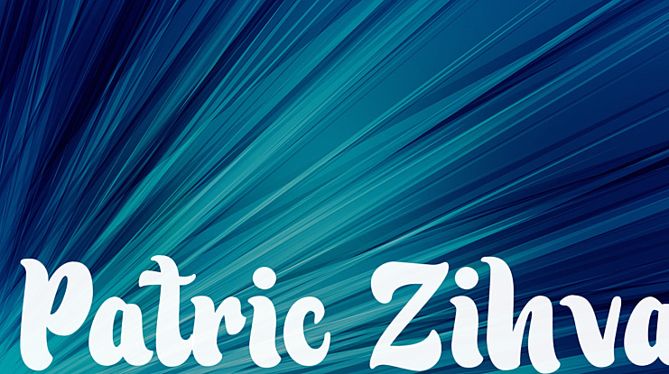Patric Zihva Font