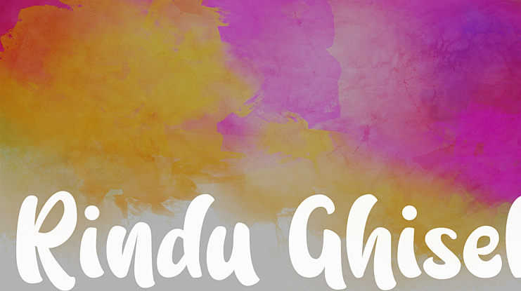 Rindu Ghisel Font
