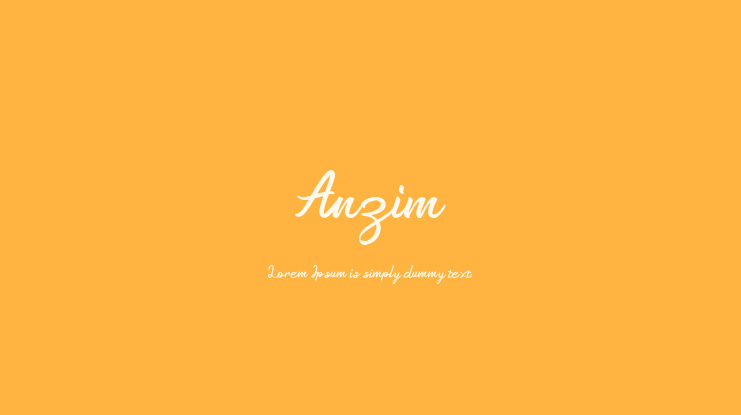 Anzim Font