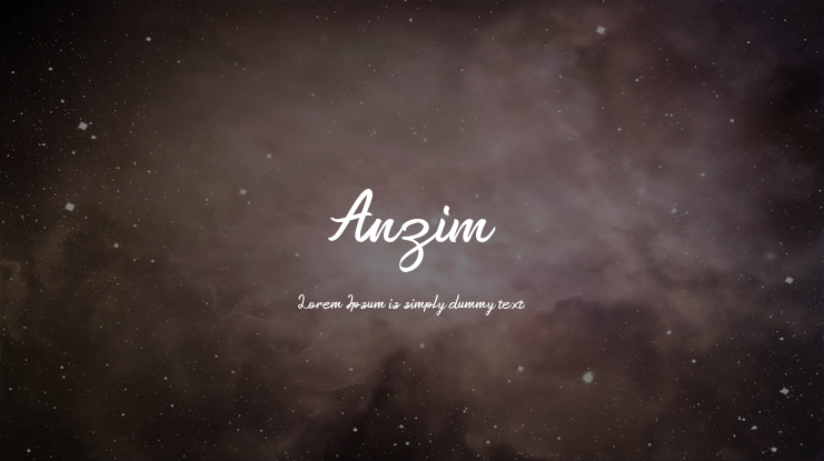 Anzim Font