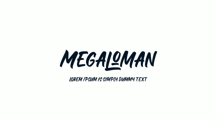 Megaloman Font