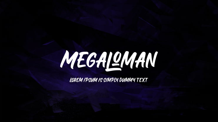 Megaloman Font