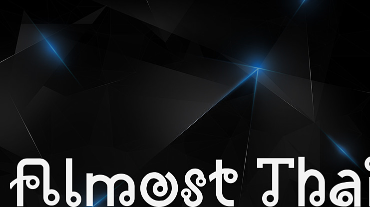Almost Thai Font