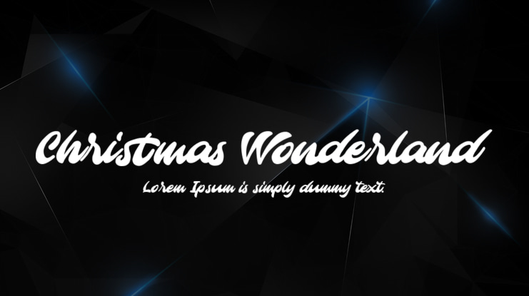 Christmas Wonderland Font