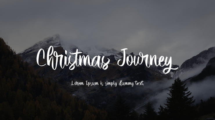 Christmas Journey Font