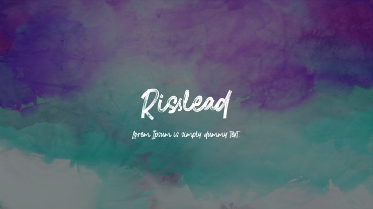 Risslead Font