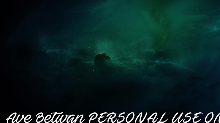 Ave Betwan PERSONAL USE ONLY Font
